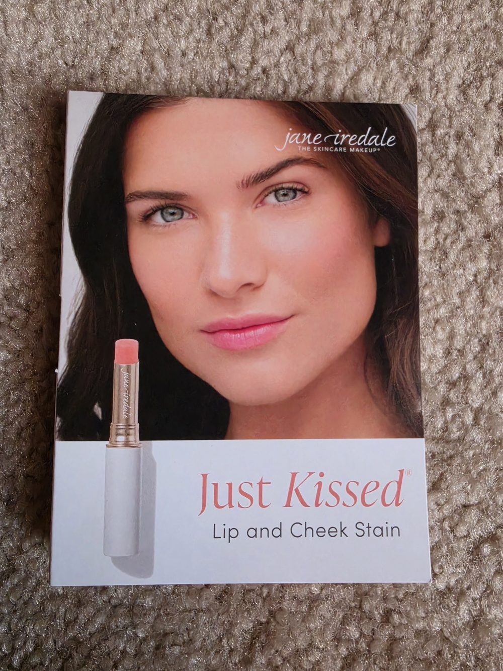 jane iredale Just Kissed Lip& Cheek Stain Sample 2pc Forever Pink $10 NEW